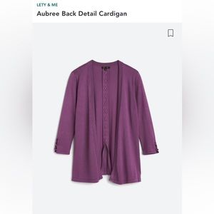 LETY & ME Aubree Back Detail Cardigan | Stitch Fix | Size Small